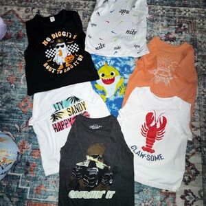 Nike Kids Tee Collection - Black, White, Orange